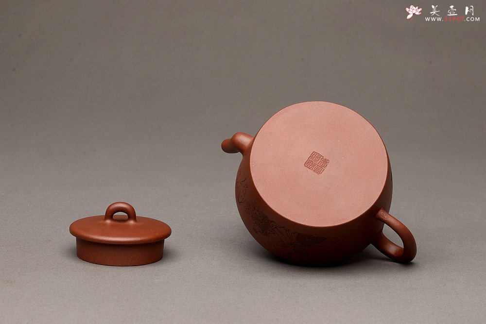 紫砂壶图片：詹黎明全手新品 高路精心装饰 文气雅致  做工精致 全手相知 - 宜兴紫砂壶网