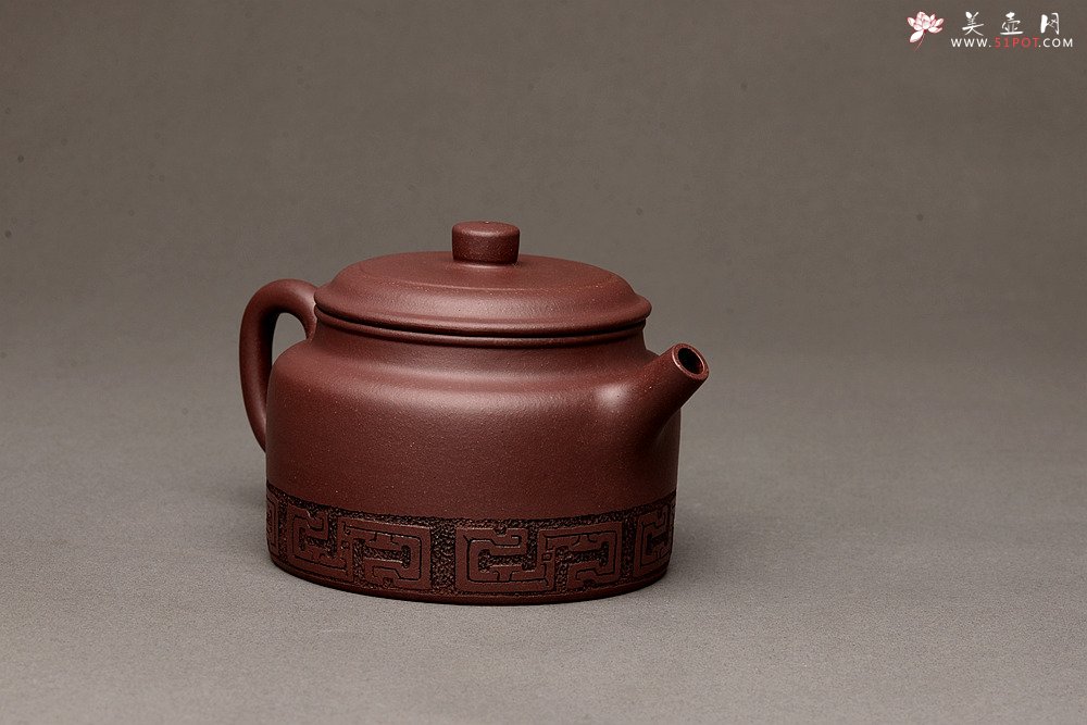 紫砂壶图片：张智耀新作 全手德钟 器型端正 耐品实用 张听刚装饰 - 宜兴紫砂壶网