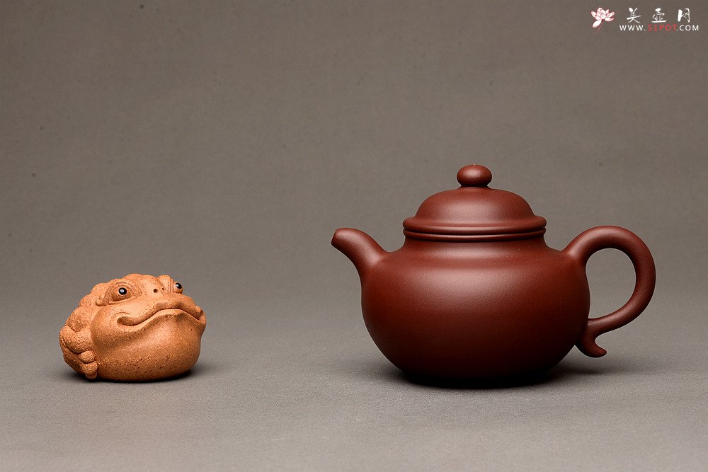 紫砂壶图片：美壶特惠 优质枣红泥 大亨莲子 百年经典器形 饱满大气 - 宜兴紫砂壶网