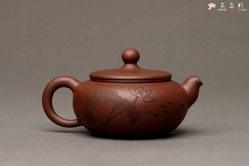 紫砂壶图片：和气致祥 精工实用 鸿运当头 - 宜兴紫砂壶网