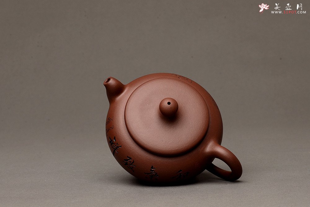 紫砂壶图片：和气致祥 精工实用 鸿运当头 - 宜兴紫砂壶网