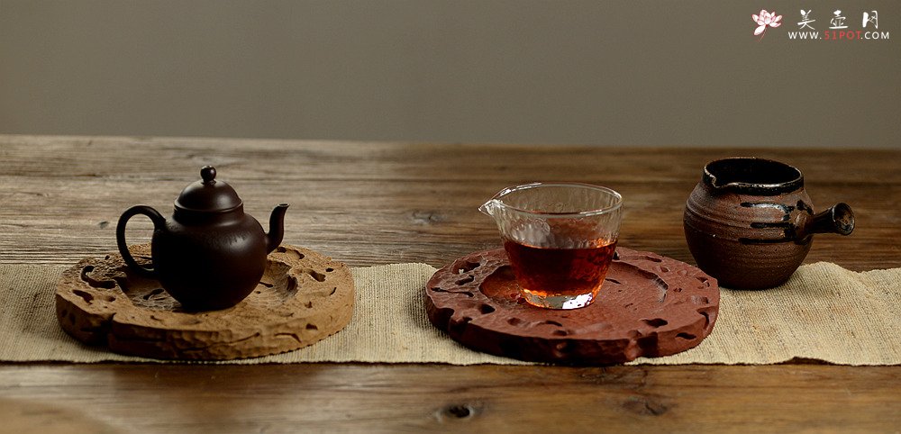 紫砂壶图片：美壶特惠 造型新颖~~非常好玩 全手工太湖石干泡台 - 宜兴紫砂壶网