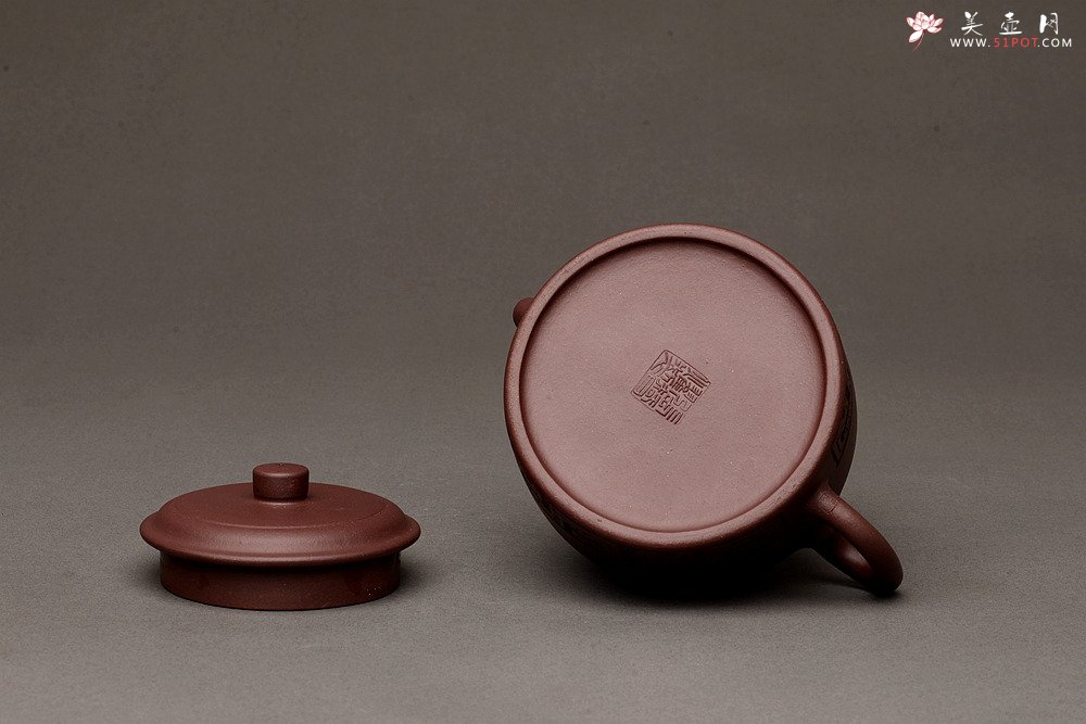 紫砂壶图片：张智耀新作 全手德钟 器型端正 耐品实用 张听刚装饰 - 宜兴紫砂壶网