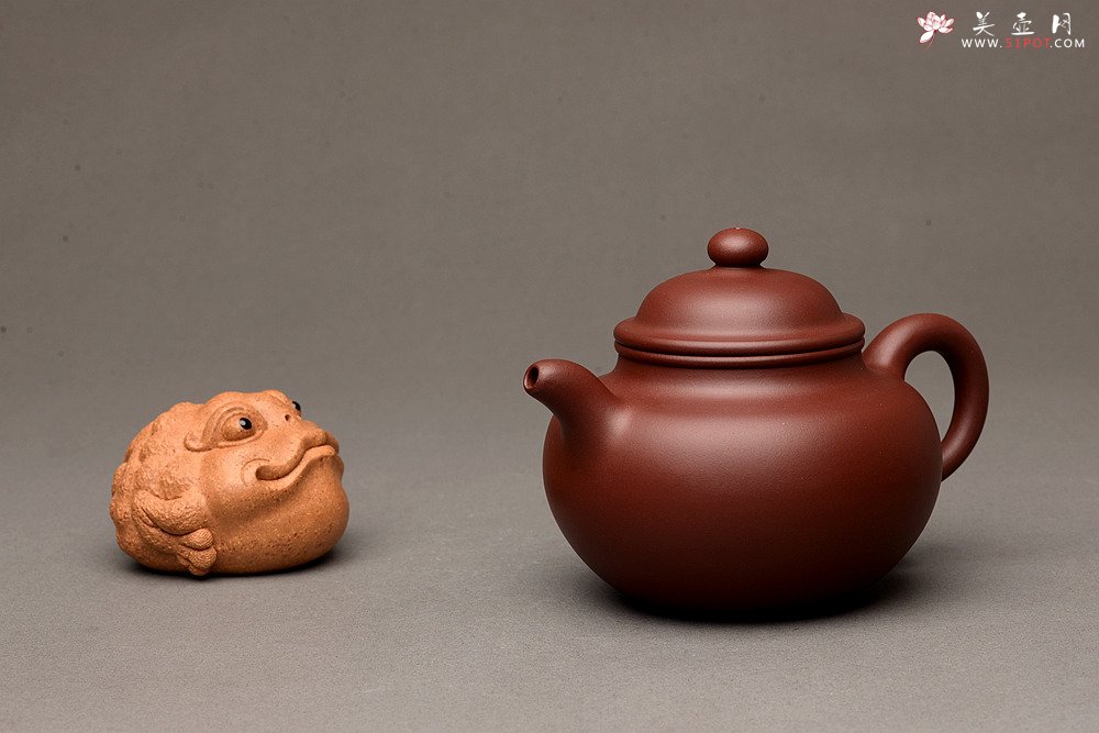 紫砂壶图片：美壶特惠 优质枣红泥 大亨莲子 百年经典器形 饱满大气 - 宜兴紫砂壶网