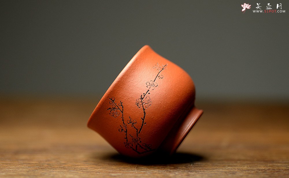 紫砂壶图片：曲峰佛陀杯 以底槽清打底粉降坡泥 精致实用  - 宜兴紫砂壶网