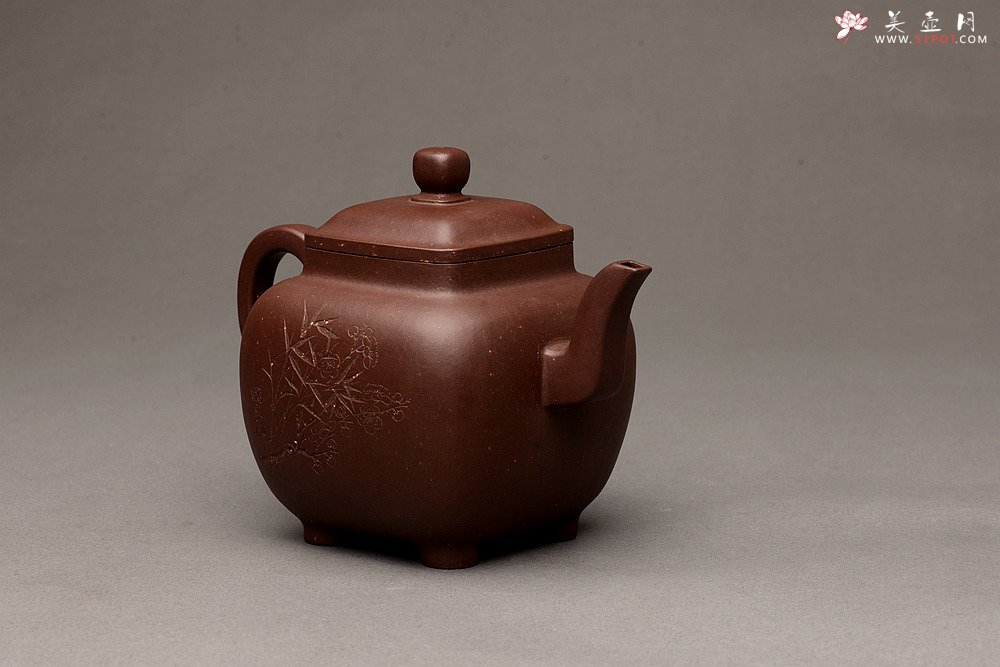 紫砂壶图片：许国良风雅装饰 实力许浒 浑厚高俊 精品代表作 全手鸣远四方 - 宜兴紫砂壶网