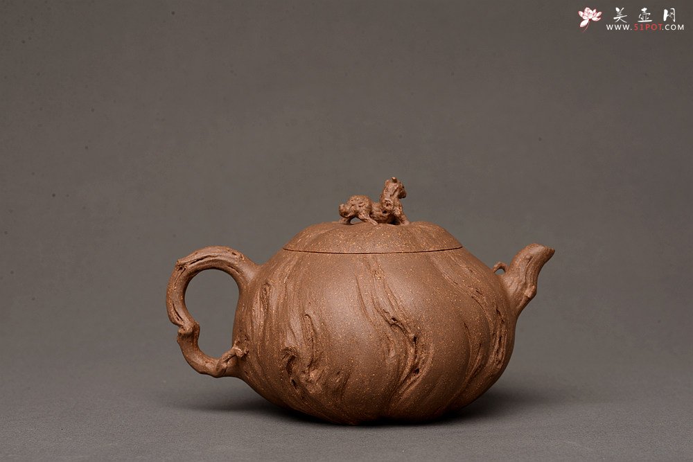 紫砂壶图片：林月长乙未冬全手原创精品 肌理丰富 紫砂新风 学院派  麒麟山音 - 宜兴紫砂壶网