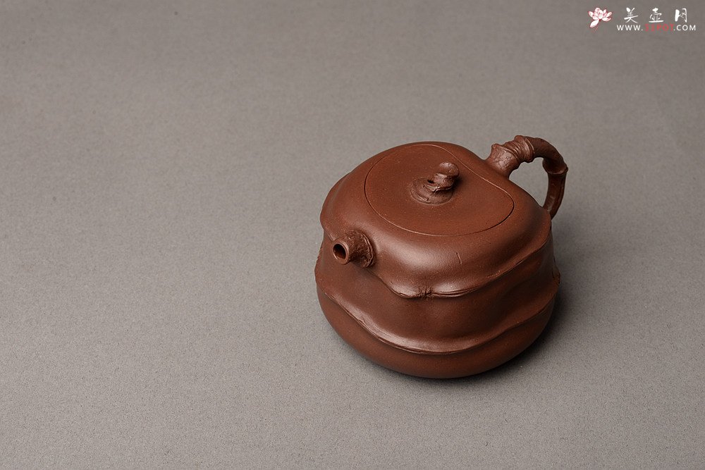紫砂壶图片：花货新风尚 道法自然 妙趣横生 潘丹初乙未年全手之作 溪竹 - 宜兴紫砂壶网