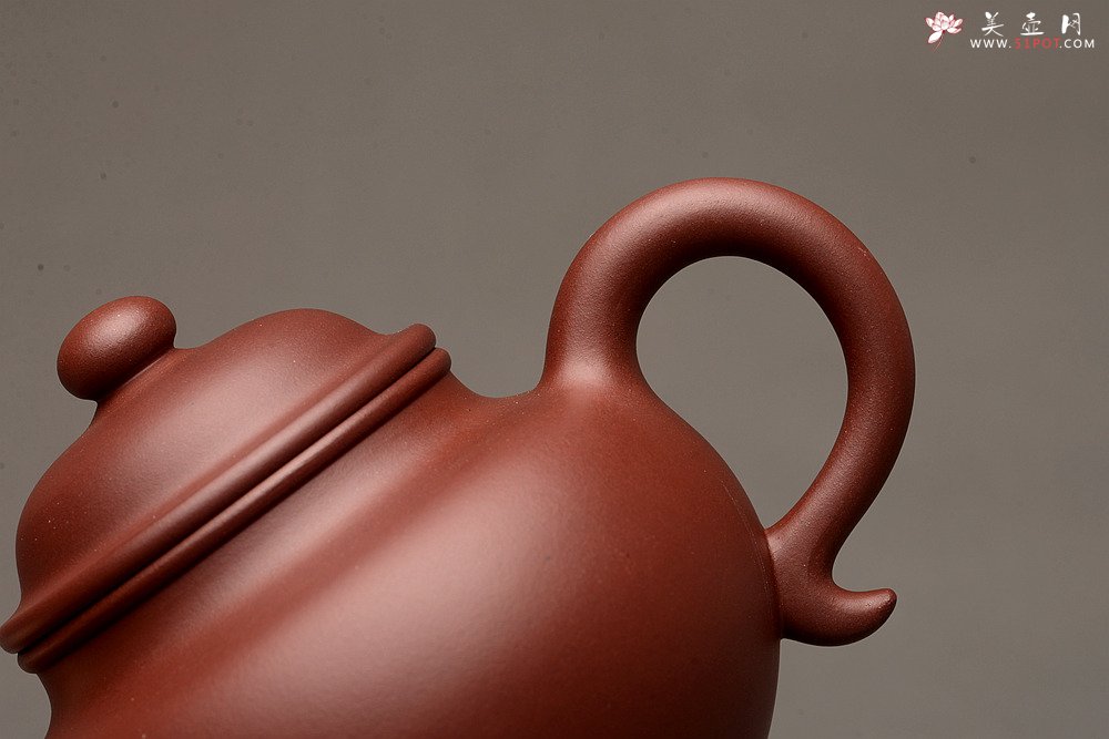 紫砂壶图片：美壶特惠 优质枣红泥 大亨莲子 百年经典器形 饱满大气 - 宜兴紫砂壶网