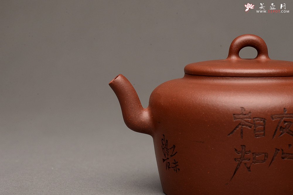 紫砂壶图片：詹黎明全手新品 高路精心装饰 文气雅致  做工精致 全手相知 - 宜兴紫砂壶网