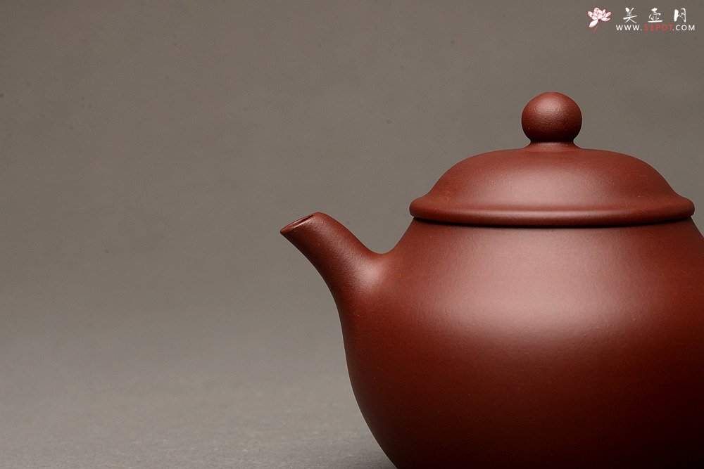 紫砂壶图片：美壶特惠 经典实用 潘壶 优质枣红泥 极易泡养 - 宜兴紫砂壶网