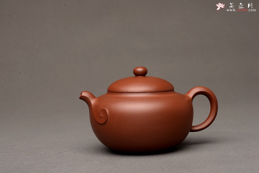 紫砂壶图片：于洪霞乙未冬全手新作 敦厚可人 立意颇新 闲云 冬日小品 - 宜兴紫砂壶网
