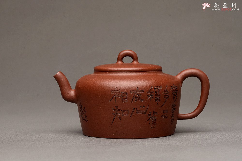 紫砂壶图片：詹黎明全手新品 高路精心装饰 文气雅致  做工精致 全手相知 - 宜兴紫砂壶网