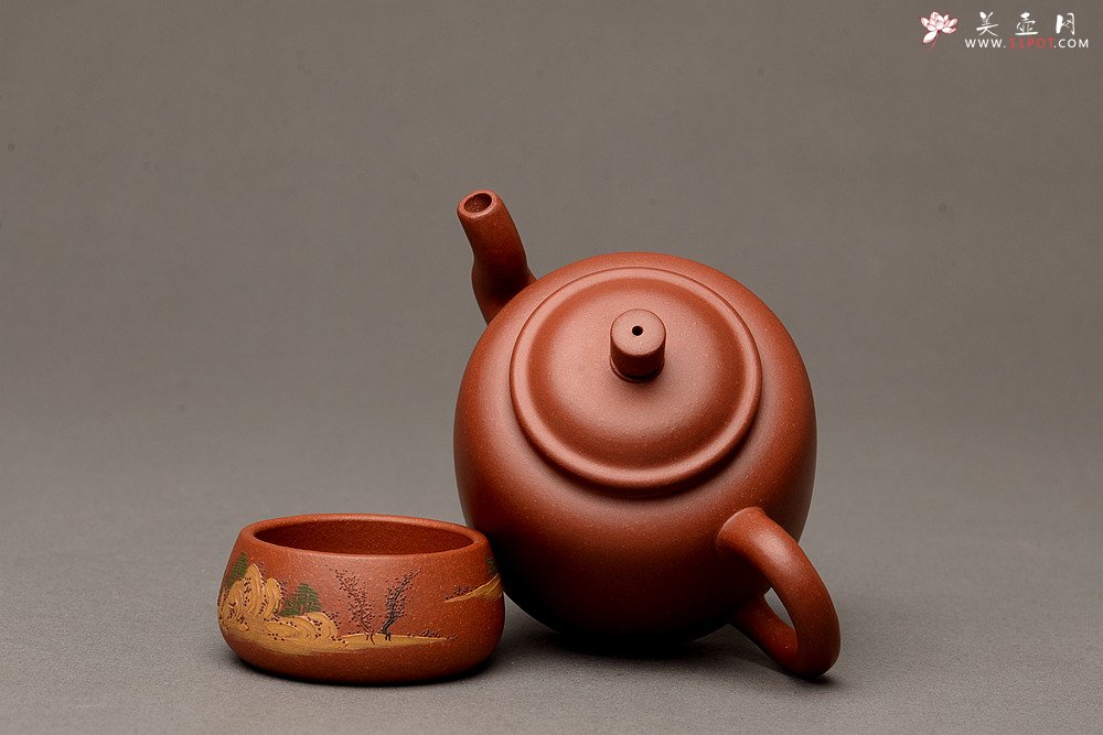 紫砂壶图片：美壶特惠之宫灯 亭亭玉立 有趣实用品 - 宜兴紫砂壶网