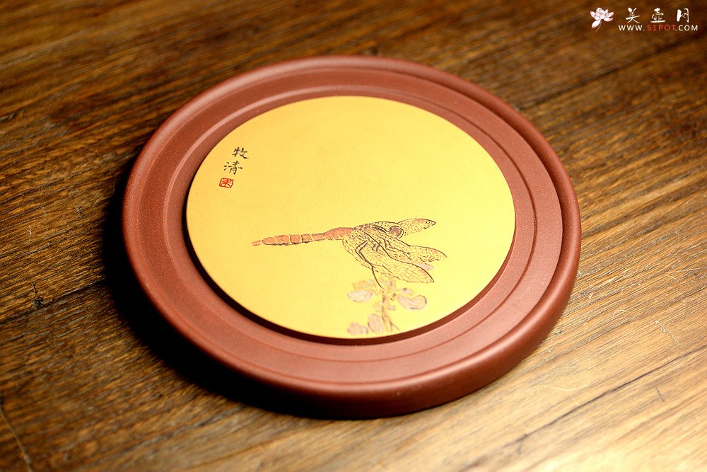 紫砂壶图片：非常好玩~~紫砂干泡台  朱牧清精心装饰 别有风韵！！ - 宜兴紫砂壶网