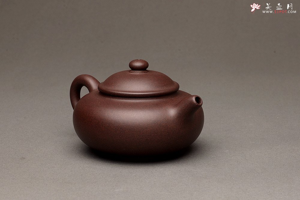 紫砂壶图片：美壶特惠 泓渝山房新品 扁潘壶 有趣实用 - 宜兴紫砂壶网