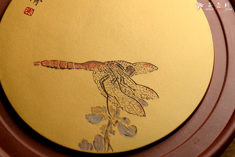 紫砂壶图片：非常好玩~~紫砂干泡台  朱牧清精心装饰 别有风韵！！ - 宜兴紫砂壶网