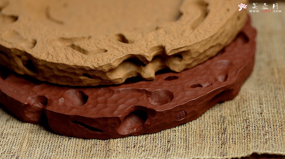 紫砂壶图片：美壶特惠 造型新颖~~非常好玩 全手工太湖石干泡台 - 宜兴紫砂壶网