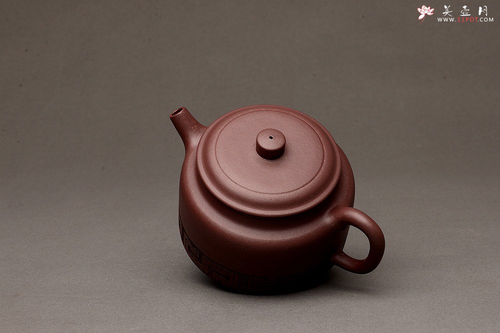 紫砂壶图片：张智耀新作 全手德钟 器型端正 耐品实用 张听刚装饰 - 宜兴紫砂壶网