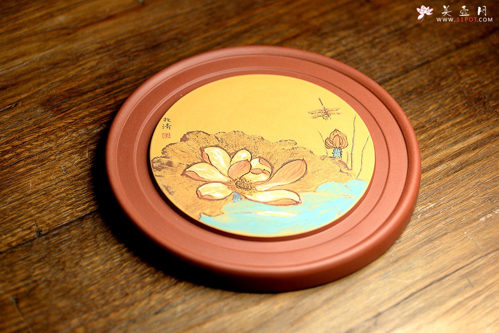 紫砂壶图片：非常好玩~~紫砂干泡台  朱牧清精心装饰 别有风韵！！ - 宜兴紫砂壶网