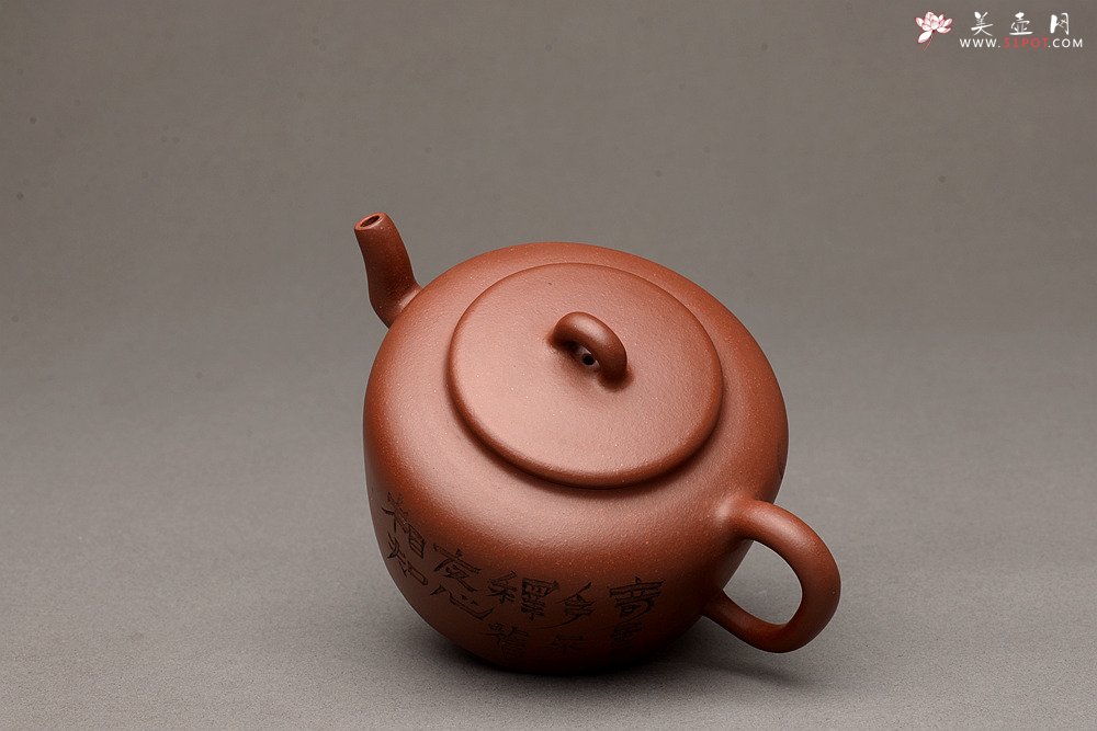 紫砂壶图片：詹黎明全手新品 高路精心装饰 文气雅致  做工精致 全手相知 - 宜兴紫砂壶网