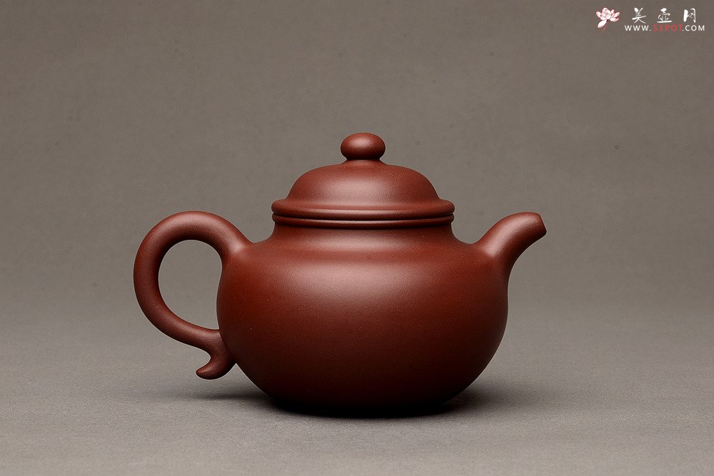 紫砂壶图片：美壶特惠 优质枣红泥 大亨莲子 百年经典器形 饱满大气 - 宜兴紫砂壶网