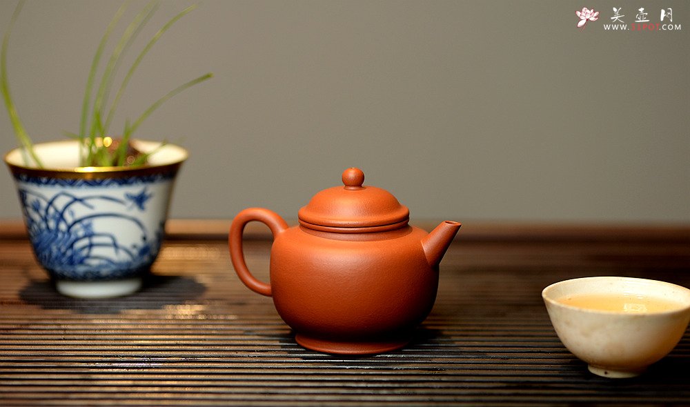 紫砂壶图片：只为茶人 传统器形 铁观音利器 优质朱泥 美壶特惠 全手宫灯 - 宜兴紫砂壶网