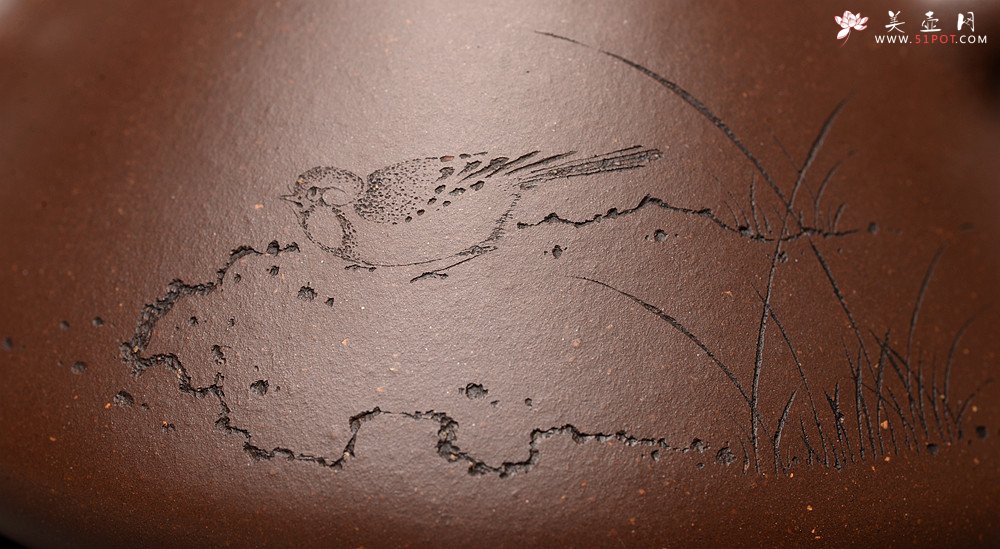 紫砂壶图片：周路健乙未冬全手精品力作 摹李寒勇子冶石瓢 耐品劲道 国师和石装饰 - 宜兴紫砂壶网