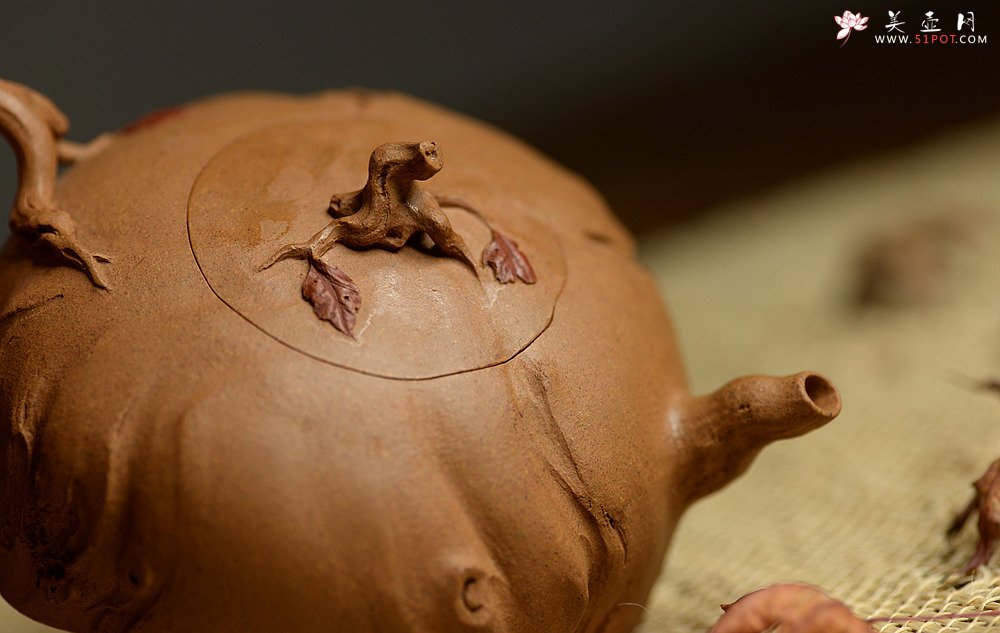 紫砂壶图片：学院派风格~ 郑志贤全手作品 知秋 古朴之味 - 宜兴紫砂壶网