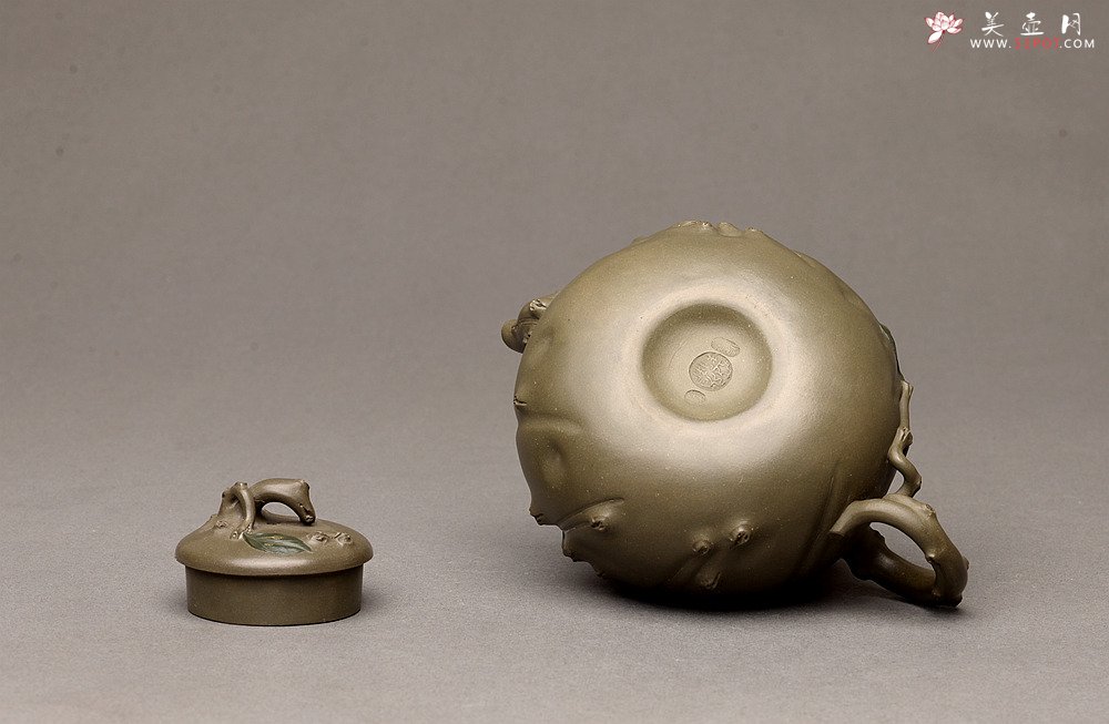 紫砂壶图片：灵秀俊美 自然清趣 玉露二 典雅大气 原创作品孙伟强张新亚合作 - 宜兴紫砂壶网