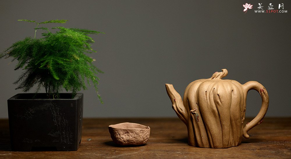 紫砂壶图片：刘秀全手经典新品 自然生动 古朴之味~~全手树魂 - 宜兴紫砂壶网