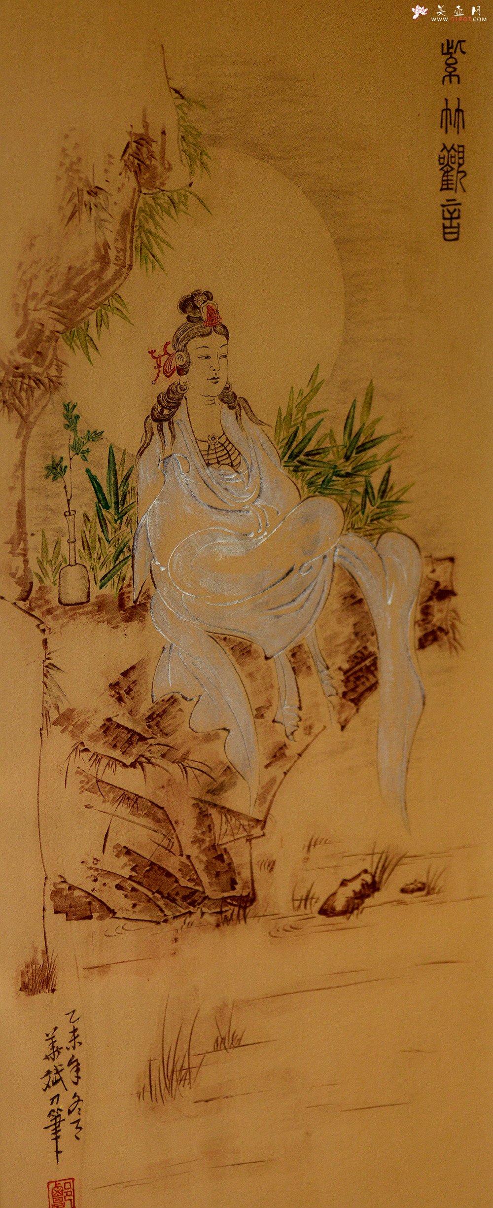 紫砂壶图片：谭华斌精心装饰  壁画 送礼自珍佳作 - 宜兴紫砂壶网