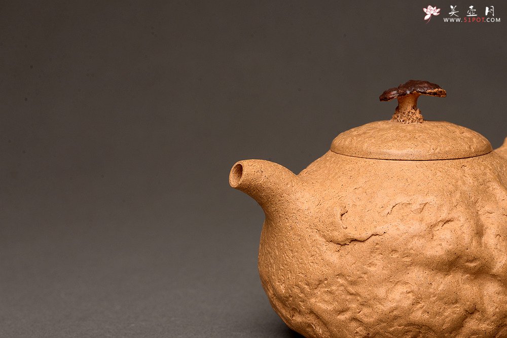 紫砂壶图片：谢多莲全手龚春套组~ 非常好玩 古朴之味 自然生动 - 宜兴紫砂壶网