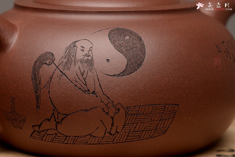 紫砂壶图片：饱满浑厚 生活感悟~ 钱伟刚原创作品 耐品之作 虚极 - 宜兴紫砂壶网