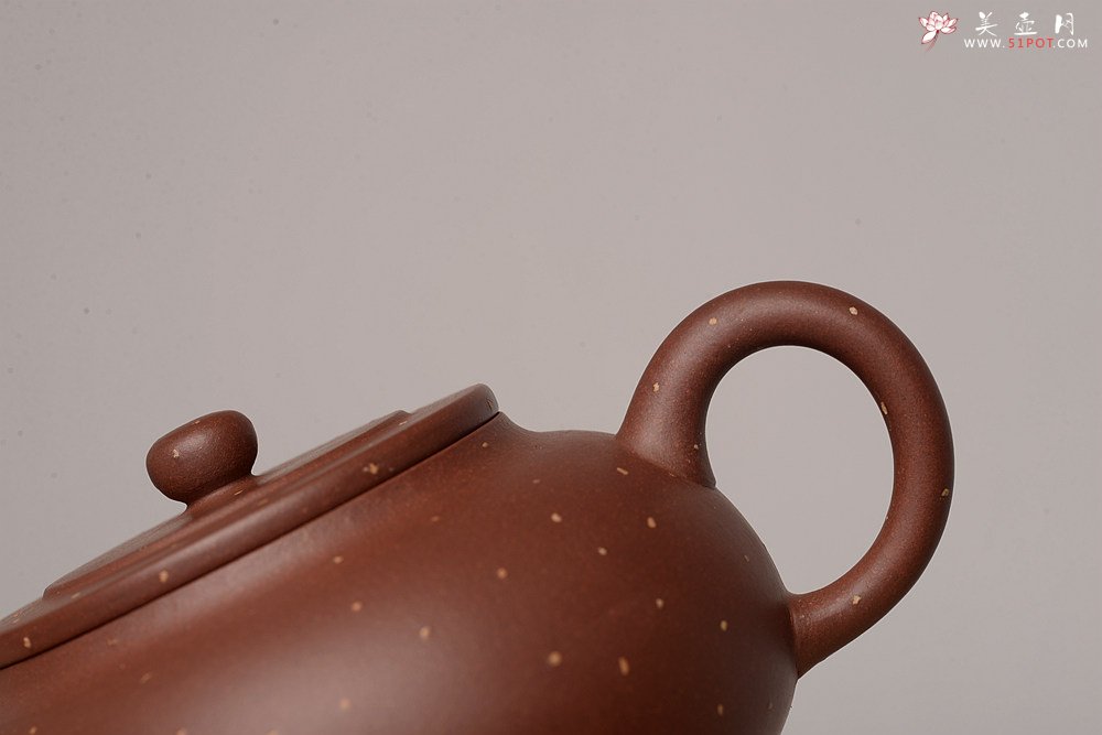 紫砂壶图片：王微全手新品 做工精致 大口实用有趣 全手铺砂锦泉 - 宜兴紫砂壶网