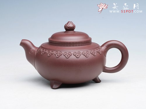 紫砂壶图片：云肩如意 - 宜兴紫砂壶网