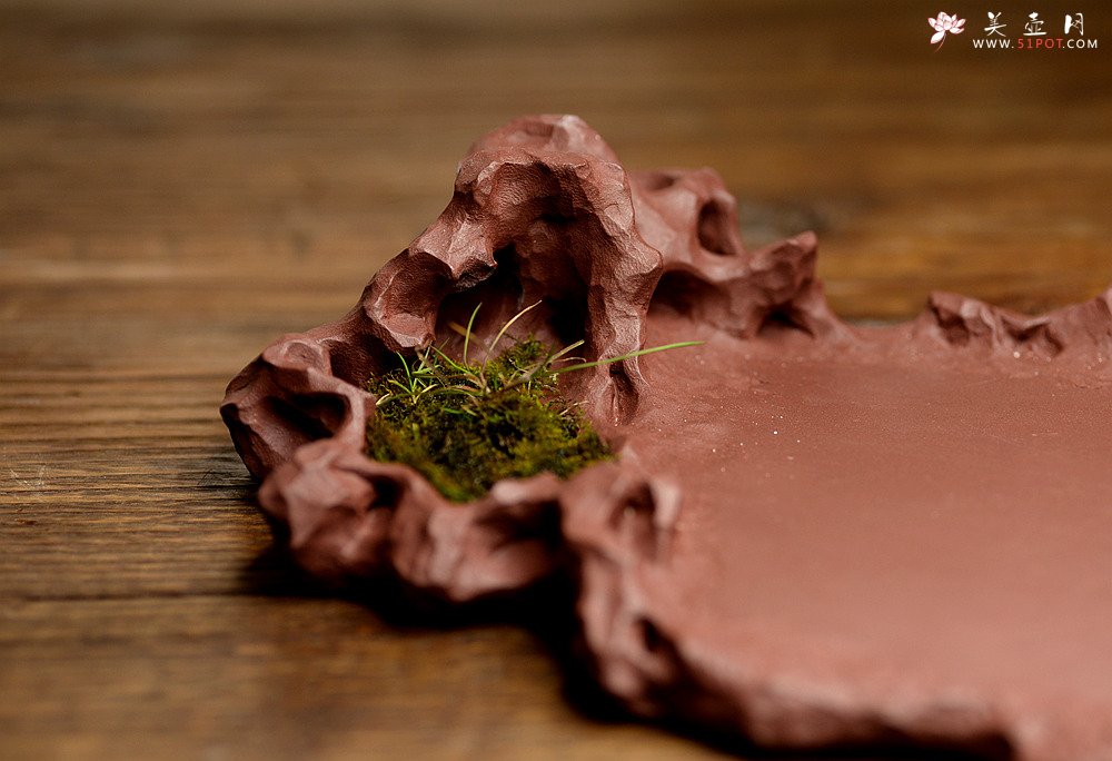 紫砂壶图片：学院派风格~非常好玩的作品 全手工干泡台 - 宜兴紫砂壶网