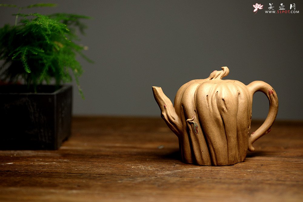 紫砂壶图片：刘秀全手经典新品 自然生动 古朴之味~~全手树魂 - 宜兴紫砂壶网