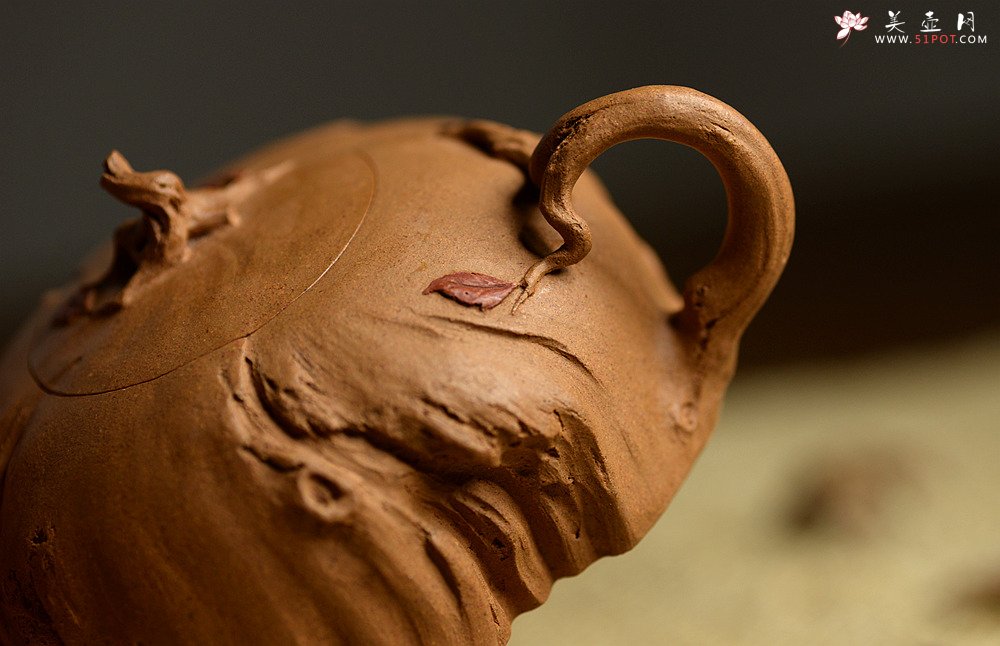 紫砂壶图片：学院派风格~ 郑志贤全手作品 知秋 古朴之味 - 宜兴紫砂壶网