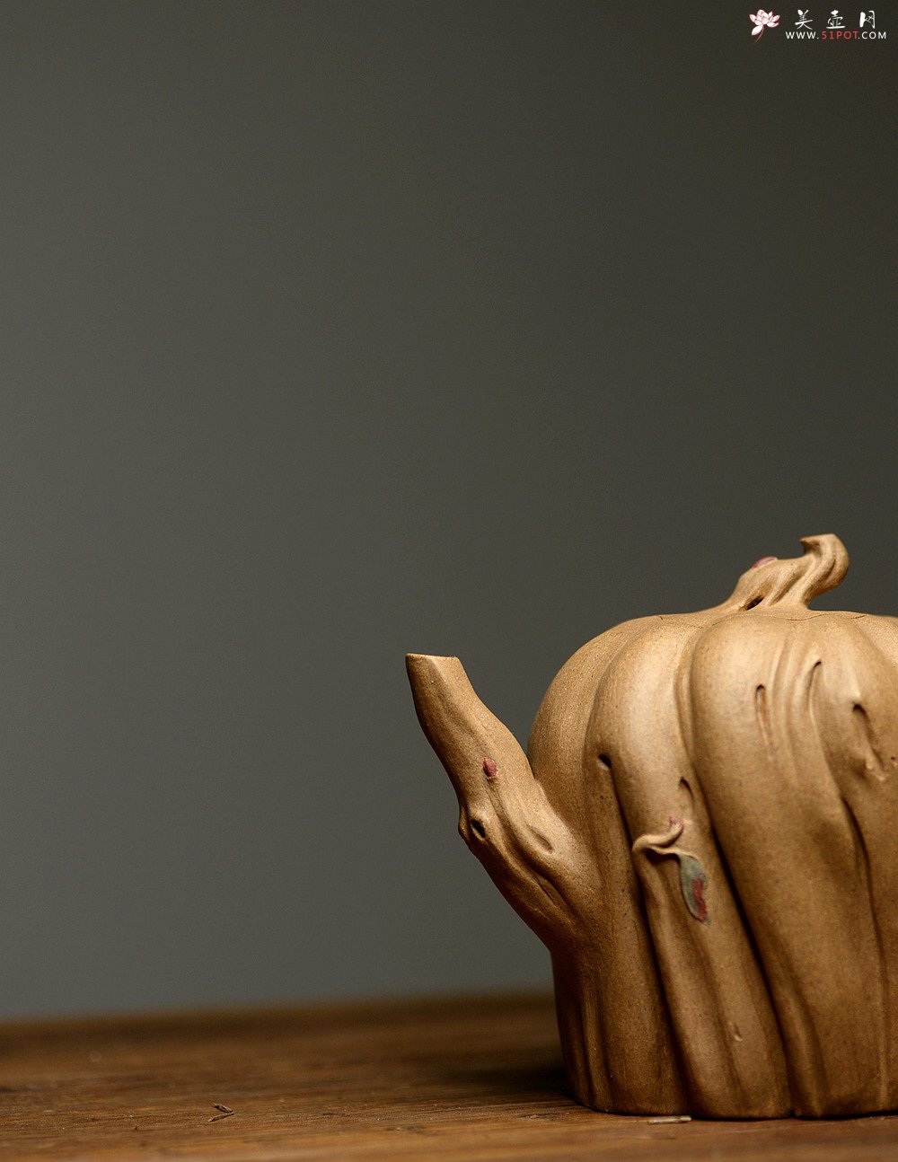 紫砂壶图片：刘秀全手经典新品 自然生动 古朴之味~~全手树魂 - 宜兴紫砂壶网