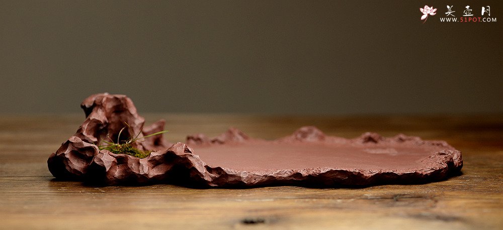 紫砂壶图片：学院派风格~非常好玩的作品 全手工干泡台 - 宜兴紫砂壶网