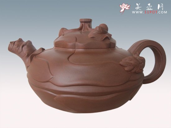 紫砂壶图片：风卷葵 - 宜兴紫砂壶网