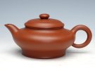 紫砂壶图片：虚扁（朱泥） - 宜兴紫砂壶网