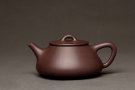 紫砂壶图片：器形周正 全手平盖石瓢 端庄秀丽 - 宜兴紫砂壶网