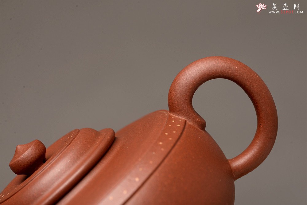 紫砂壶图片：于洪霞乙未年全手作品 妩媚多姿 原创系列之束缨 耐品佳作 - 宜兴紫砂壶网
