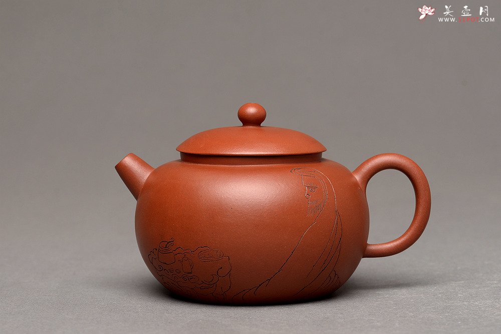 紫砂壶图片：美壶特惠 优质红皮龙 古朴有趣 实用耐品  元婴 杀茶利器 - 宜兴紫砂壶网