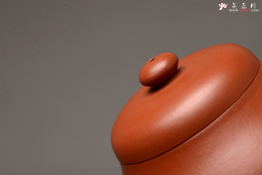 紫砂壶图片：摹古之作 杀茶利器 优质朱泥 线条优美 高亭 做工精致 - 宜兴紫砂壶网