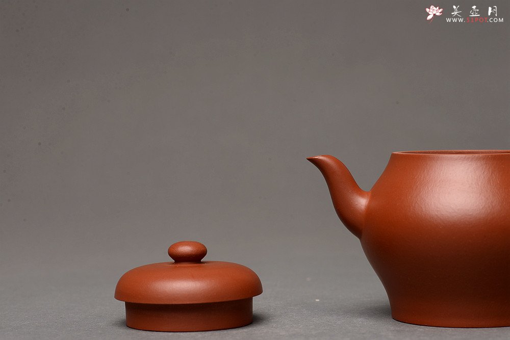 紫砂壶图片：摹古之作 杀茶利器 优质朱泥 线条优美 高亭 做工精致 - 宜兴紫砂壶网