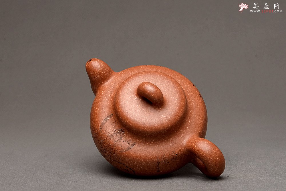 紫砂壶图片：精品 道洪风格 出水如柱 全手玉璧 获奖作品 - 宜兴紫砂壶网