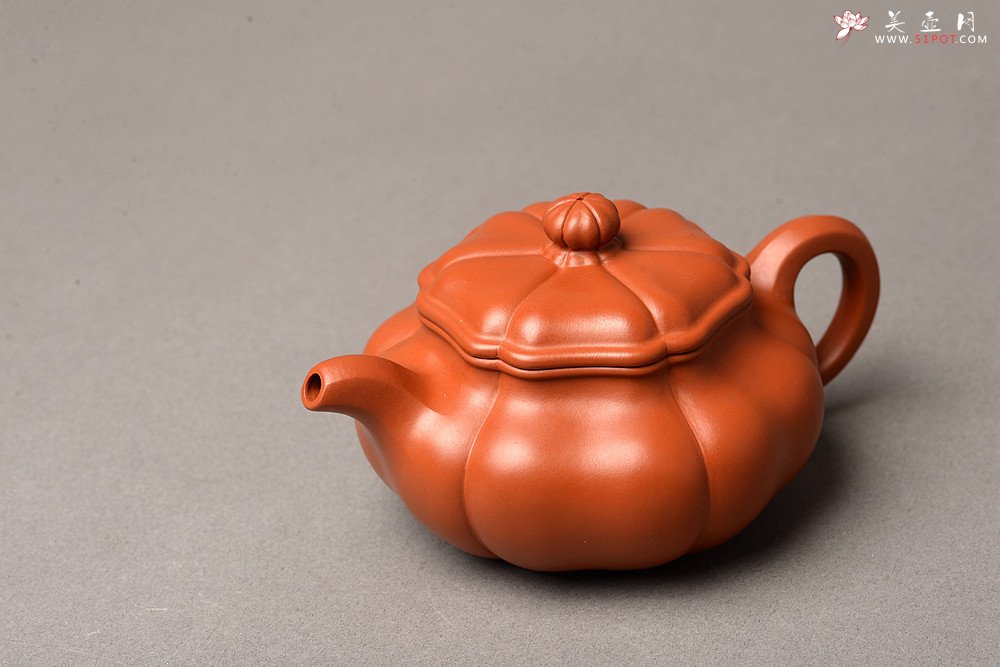 紫砂壶图片：朱泥筋囊 难得完美品  葵仿古 大口实用 丰润精美  - 宜兴紫砂壶网